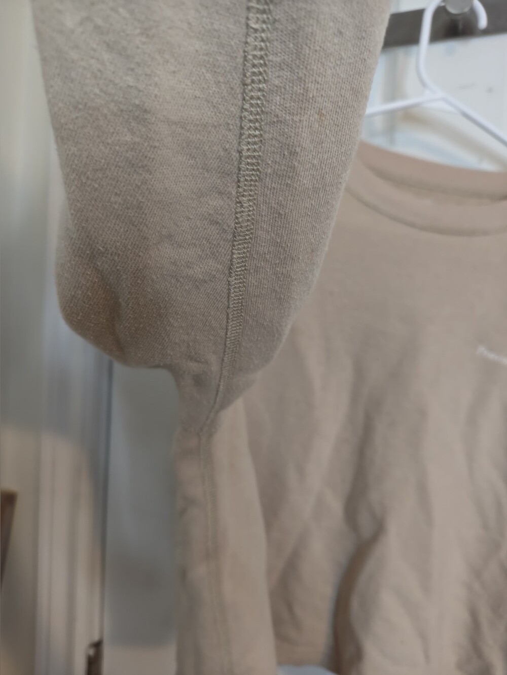 Relaxed Crewneck Sweatshirt - Cream - Picture 6 of 12